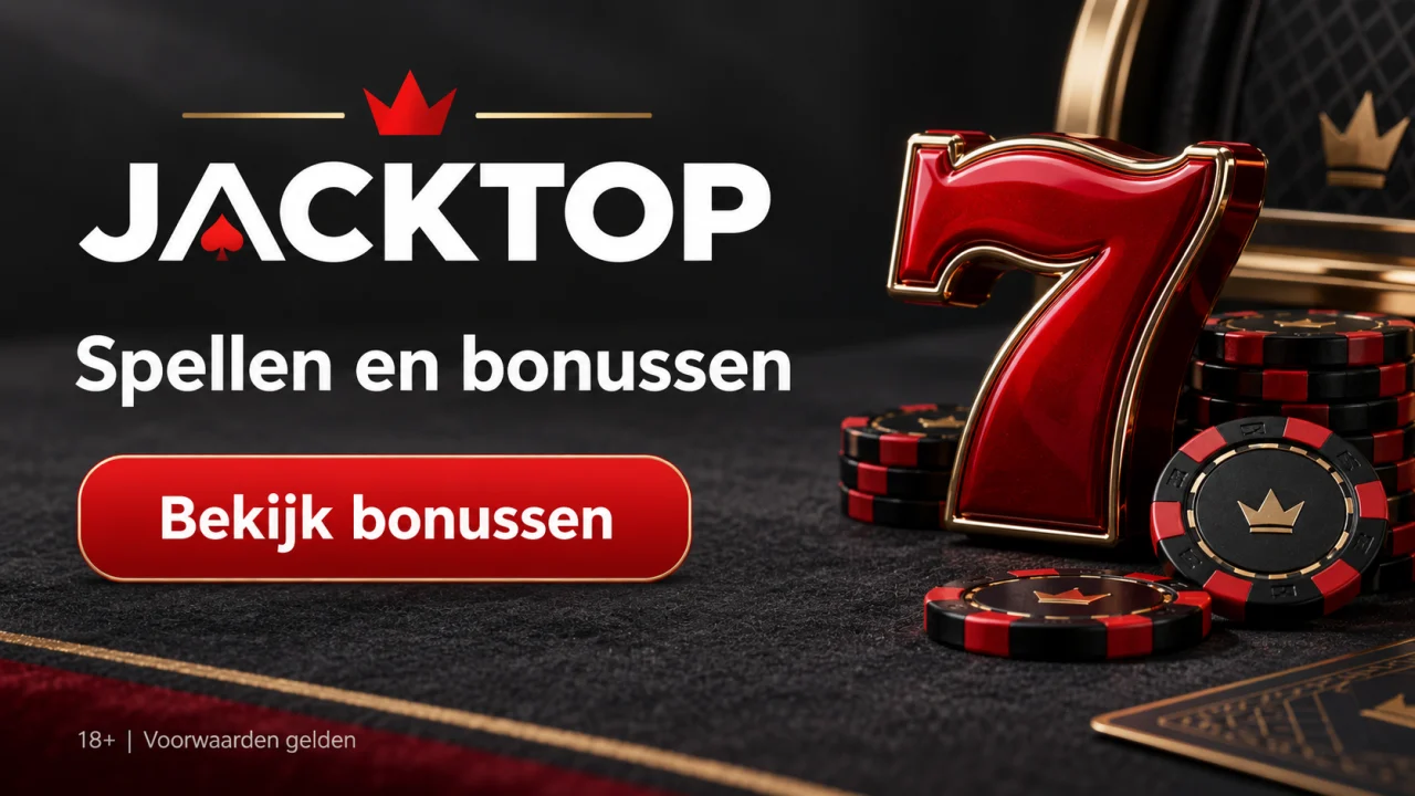 Jacktop: spellen en bonussen, met de knop Bekijk bonussen